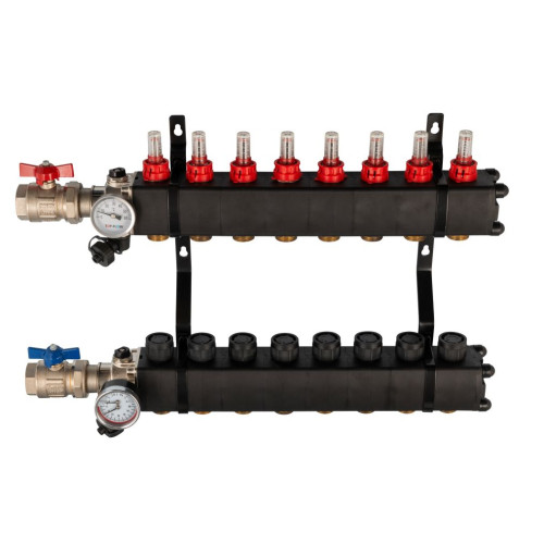 TOP-FLOW Kunststof verdeler PRO PLUS BASIC 2 groepen